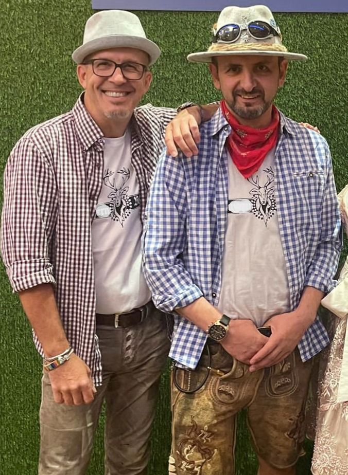 Pit und Kosta auf der Bühne